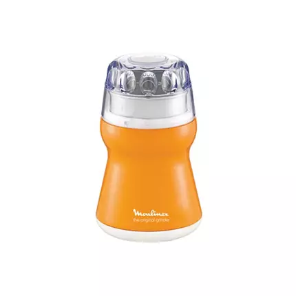 Moulinex Coffee Grinder Orange 180W 50gm No Filter AR110O27
