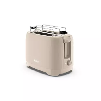 Tefal Morning 2 Slot Toaster 850W with Bun Warmer, 7 Browning Levels, Stop Function, Plastic Body TT2M1B27