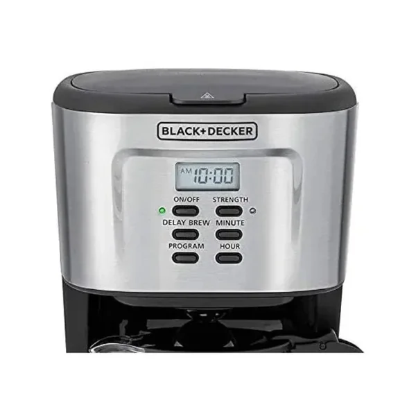 Black & Decker Programmable Coffee Maker 12 Cups with LCD Display 1.5L 900W DCM85-B5