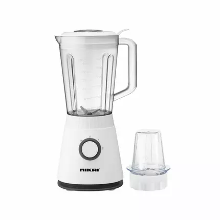 Nikai Blender 1.5L 600W Turbo SS Blades Safety Switch Mixer Blender Feeder Cap Dry Grinder NB1705B