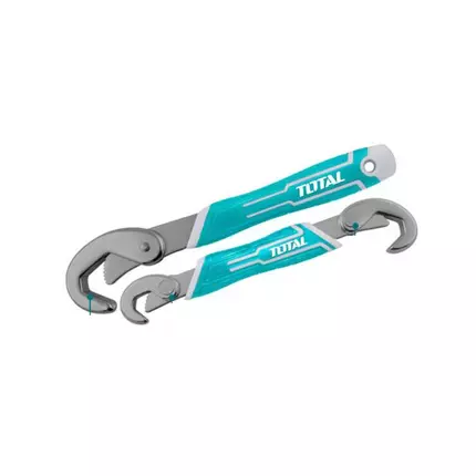 Total Bent Wrench, Double & Single Open End, Chrome Plated TBWS09328