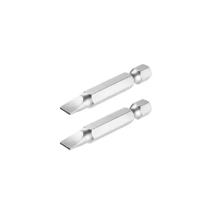Total Magnetic Tip Screwdriver Bit SL6x1.0 50mm, S2 Industrial Steel 2pcs Set TAC16SL624