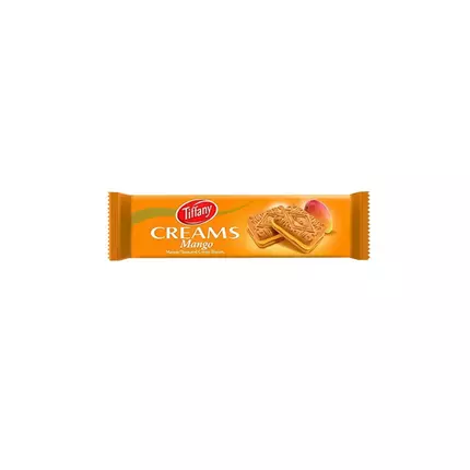 Tiffany Creams Mango Flavoured Cream Biscuit 80g (Pack of 24)