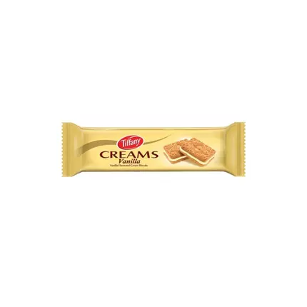 Tiffany Creams Vanilla Flavoured Cream Biscuit 80g (Pack of 24)