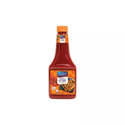 American Garden Tomato Ketchup Squeeze, US Classic, Gluten Free, Vegan 680g (Pack of 16)