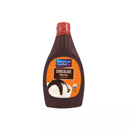 American Garden Chocolate Syrup, Gluten Free, Vegan 680ml (Pack of 12)