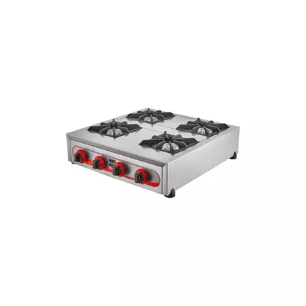 Remta Gas Cooktop Hob with 4 Burner, Gas Safety System, Stainless Steel Body, CE Certified CEJ28