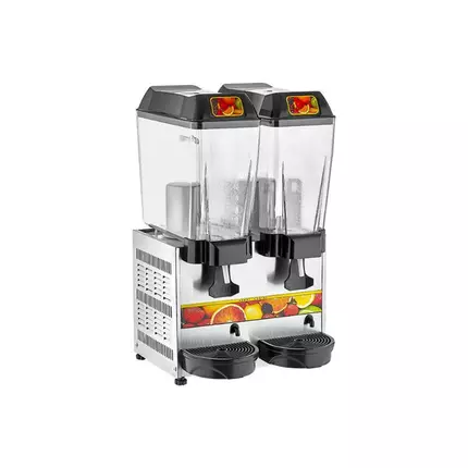 Remta Double Sherbet Juice Cooler 20+20L with Electromagnetic Pump, Silent Reducer Motor, CE Certified RMT-ST12