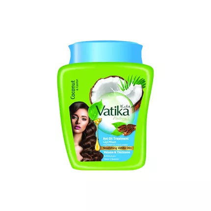 Vatika Naturals Hot Oil Treatment Tropical Coconut & Castor Oil for Volume & Thickness 1kg