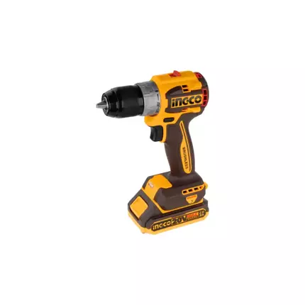 Ingco Compact Brushless Cordless Drill Lithium-ion 20V 60NM, LED Battery Indicator, Work Light CDLI20602