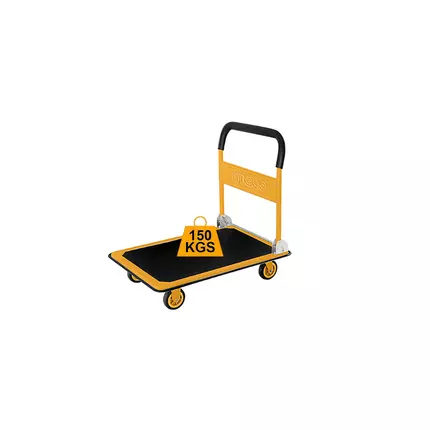 Ingco Foldable Platform Hand Truck 150kgs with Steel Handle Comfortable Foam HPHT11502