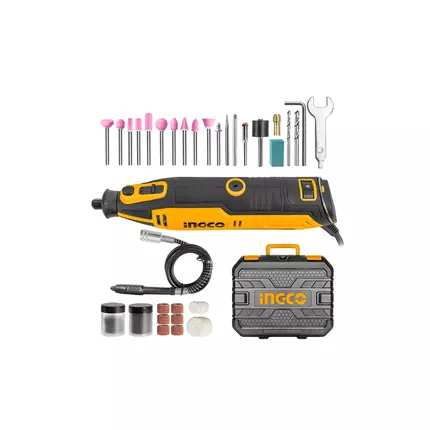 Ingco Mini Grinder 130W with 1pcs Flexible Shaft & 109pcs Accessories MG13328
