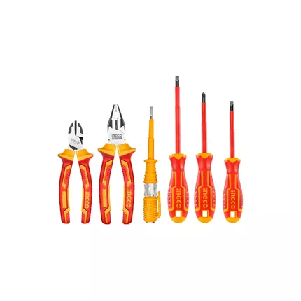 Ingco 6pcs Insulated Hand Tools Set, VDE/GS Certified HKIST3061