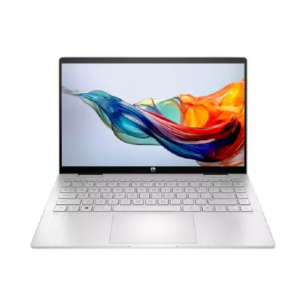 HP Pavilion x360 2in1 Laptop with 14" FHD IPS Touchscreen, Core™ 5 120U, 16GB RAM, 512GB PCIe® NVMe™ M.2 SSD, Windows 11 Home Silver 14t-ek200 8Y9L0AV