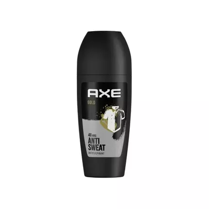 Axe Deo Roll-on Gold 50ml, 48Hrs Anti Sweat (Pack of 3pcs)