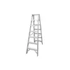 Total Double Sided Folding Ladder Aluminium 2 x 7 Steps, Easily Foldable for Space Saving Storage, Oxidation THLAD01071