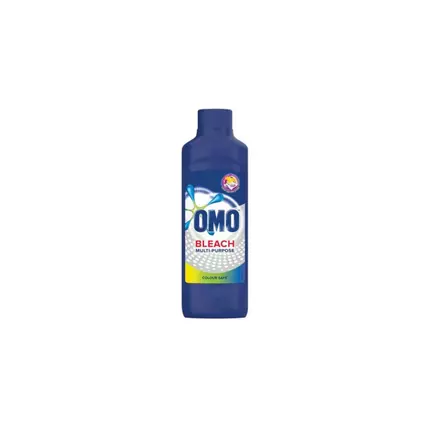 Omo Multipurpose Bleach Color Safe 250ml Removes Tough Stains and Kills 99.9% of Germs 69650007 (Pack Of 3)