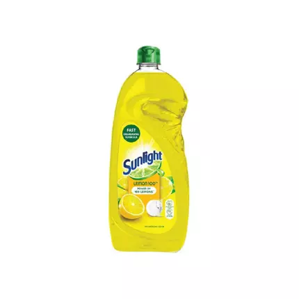 Sunlight Dish Washing Liquid Lemon 750ml Sparkling Clean, Eco-Friendly and Time-Saving 32018537 (Pack of 3Pcs)
