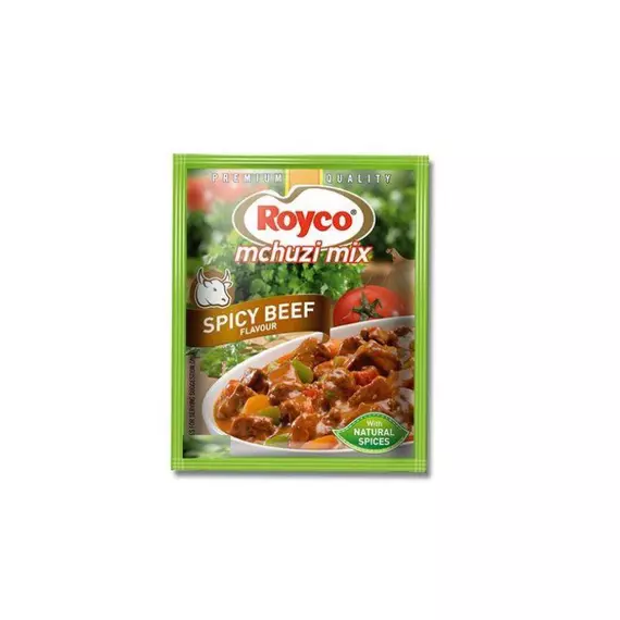 Royco Mchuzi Mix Beef 8g Elevating Culinary, Versatile Flavors, Go-To Ingredient, Universal Applicability 69654328 (Pack of 12)