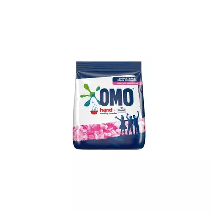 Omo Hand Washing Detergent Powder Extra Fresh 500g Advanced Stain Removal, Outstanding Whiteness, Long-lasting Freshness 68670367 (Pack of 3)