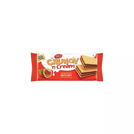 Tiffany Crunch n Cream Wafers Hazelnut Flavoured 135g (Pack of 24)
