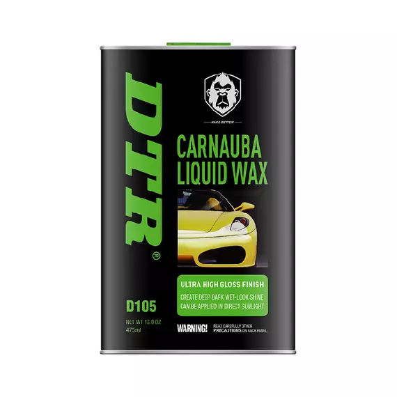 DTR Carnauba Liquid Wax 475ml Ultra High Gloss Finish D105
