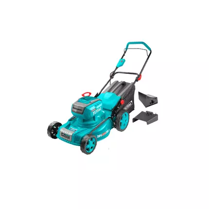 Total Lawn Mower Cordless, Lithium-ion 40V(20V+20V) with 8 Gears, Brushless Motor, 3 Functions TLMLI20185