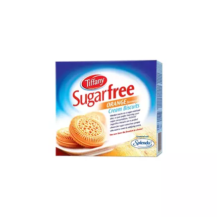 Tiffany Sugarfree Orange Cream Biscuits 162g (Pack of 24)
