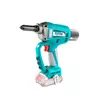 Total Rivet Gun Cordless, Lithium-ion 20V with Brushless Motor, Integrated Work Light, 20kN Pulling Force TRTLI2005