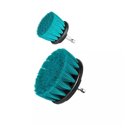 Total Medium Bristle Cleaning Brush 2" & 3.5" 2pcs Set TACM2235