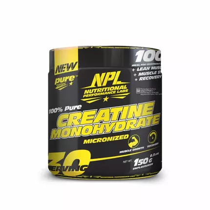 NPL Creatine Monohydrate Unflavoured 150g