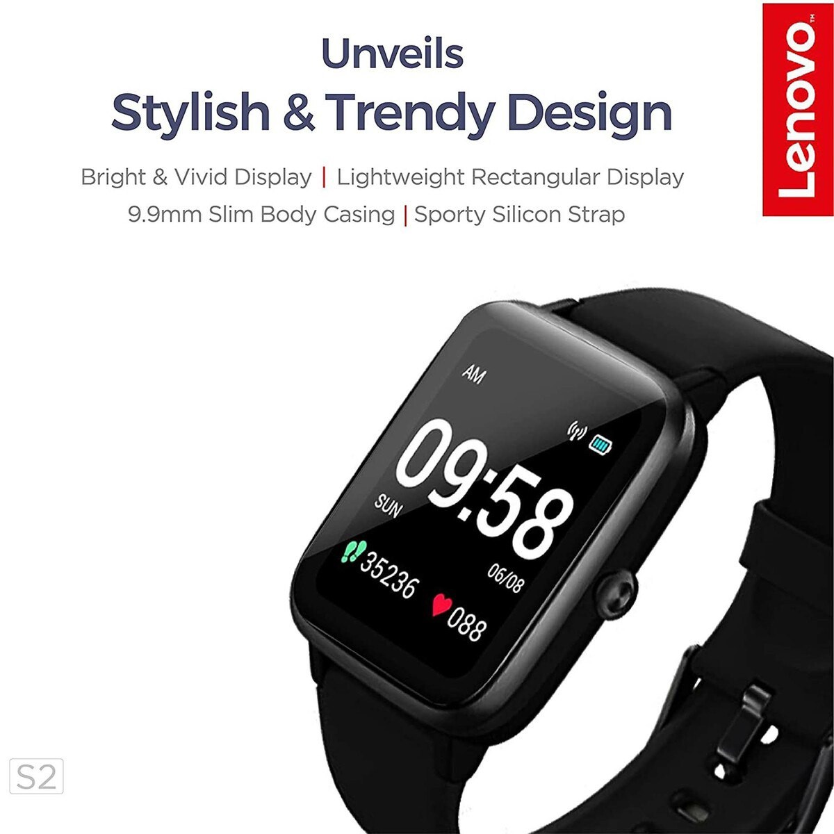 Lenovo smart watch s2 price sale