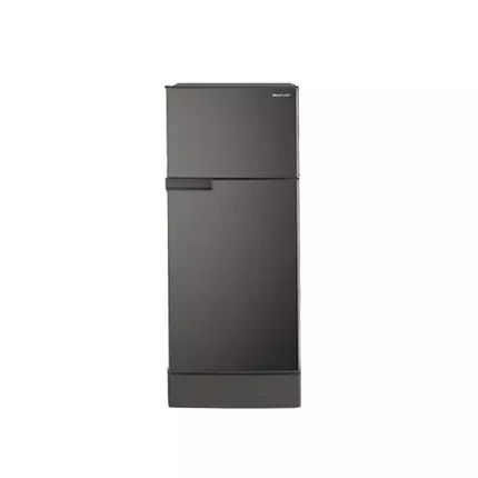 Sharp Refrigerator 165L Double Door Top Freezer, Express Ice Making Function, Dark Silver, Thailand SJ-KE175-BS2