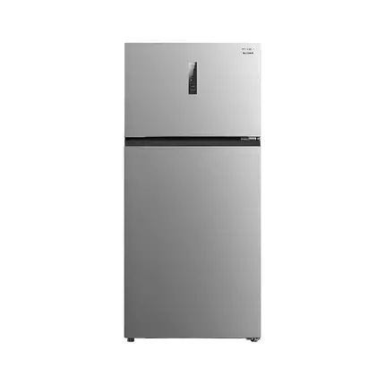 Sharp Inverter Refrigerator 540L Double Door Top Freezer,  Electronic Control with Lock & Key, Inox Silver, China  SJ-HM540-HS3