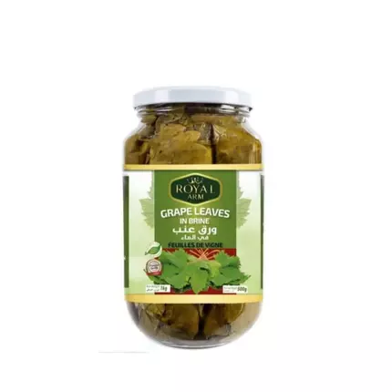 Royal Arm Grape Leaves in Brine 1kg (Pack of 12)