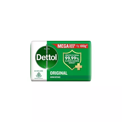Dettol Original Bathing Soap Bar 100g (Pack of 144pcs)
