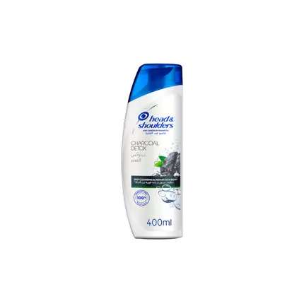 Head & Shoulders Anti-Dandruff Shampoo Charcoal Detox 400ml (Pack of 24pcs)