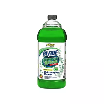 Shield Blade Squeaky Green Multi-Purpose Cleaner  2 Litre, Powerful All-Purpose Cleaning Solution for Kitchen, Bathroom, Floors, and Surfaces, SH247.