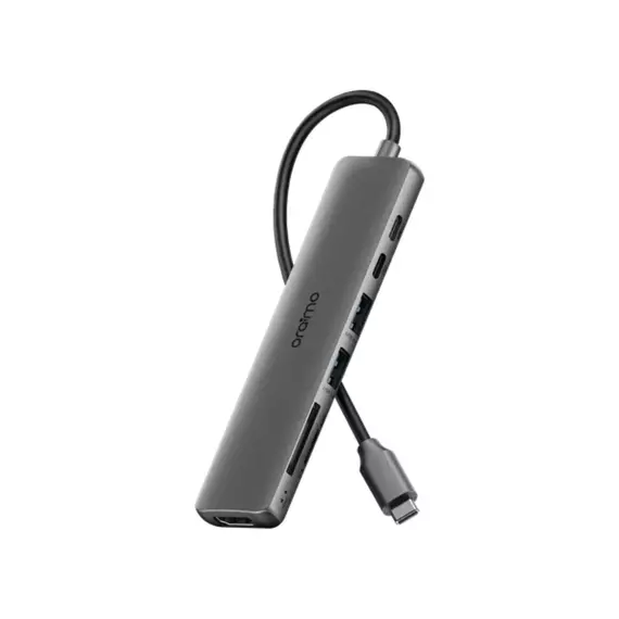 Oraimo Docking Station PowerTrans USB-C Hub 7-in-1 Multi-Functional Adapter OUH-511