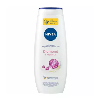 Nivea Shower Gel Diamond & Argan Oil 500ml 80765 (Pack of 6Pcs)