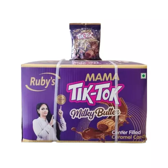 Mama TikTok Center-filled Candy Milky Butter (Pack of 48pcs)