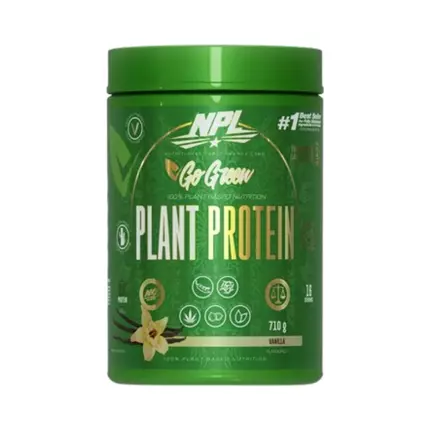 NPL 100% Organic Plant Protein - 22g Protein per Serving, Wheat & Gluten Free, Supports a Vegan Lifestyle.