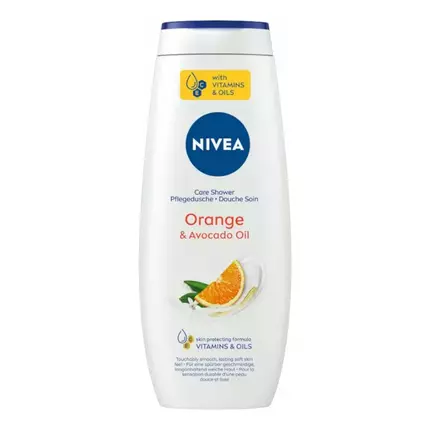Nivea Shower Gel Orange & Avocado Oil 500ml 81082 (Pack of 6Pcs)