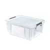 TBP Lock Type Storage Bin - 45 Ltrs - Transparent