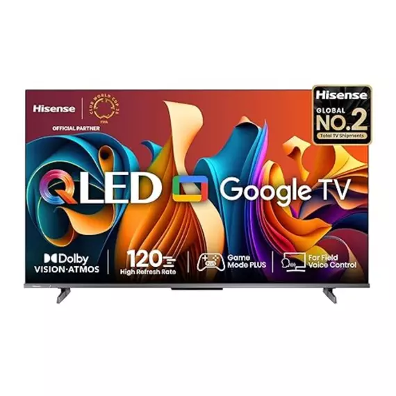 HISENSE Smart UHD 4K Quantum LED TV with HDR & Gaming, TV-55-Inch 55Q6N