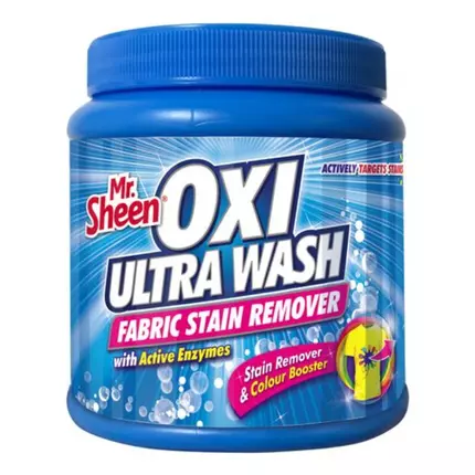 Shield Mr Sheen Oxi Ultra Wash Stain Remover 500g, Powerful Stain Remover with Oxi Action SH1036