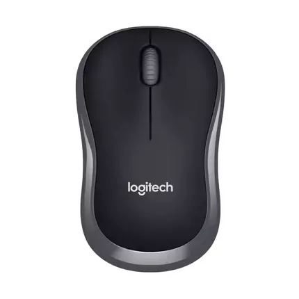 Logitech Silent Mouse - Charcoal Color, 2.4GHz Wireless Connectivity, Designed for Quiet Operation, EMEA Region M220.