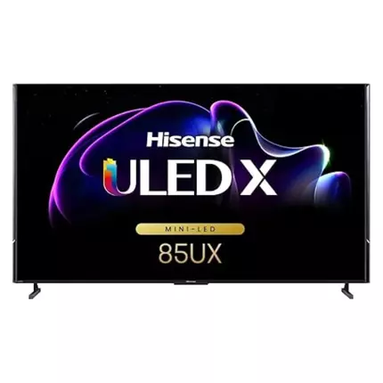 Hisense 85-Inch Class Mini-LED Premium ULED X QLED Series TV - 4K Google Smart TV with Alexa Compatibility, 120Hz Refresh Rate, Dolby Vision Atmos, 2500-nit HDR10+, Hands-Free Voice Control, 85UX.