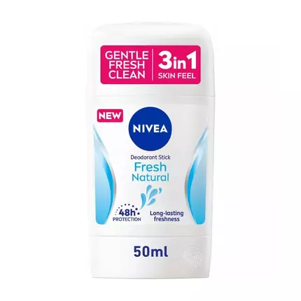 NIVEA Deodorant Stick for Women, 48h Protection, Fresh Natural Ocean Extracts, 50ml (Pack of 5pcs)