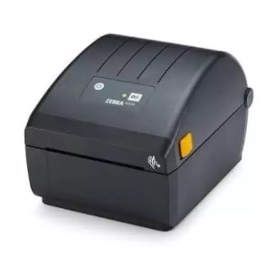 Zebra Thermal Transfer Printer - 74/300m, Standard EZPL, 203 dpi Resolution, Includes EU and UK Power Cords, USB and Ethernet Connectivity. ZD230
